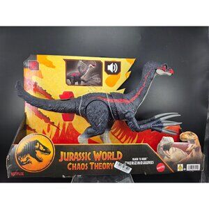 Jurassic World Chaos Theory Slash N Roar Therizinosaurus Dinosaur Toy New